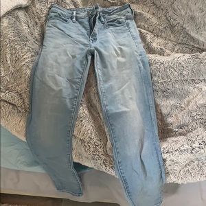 plain regular jeans